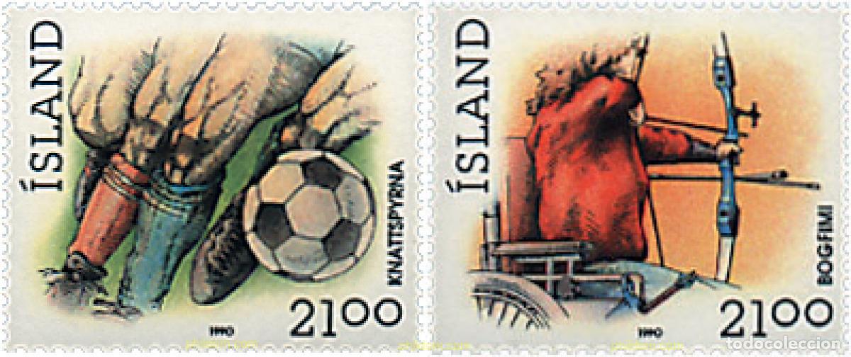 Sellos: 66911 MNH ISLANDIA 1990 DEPORTES