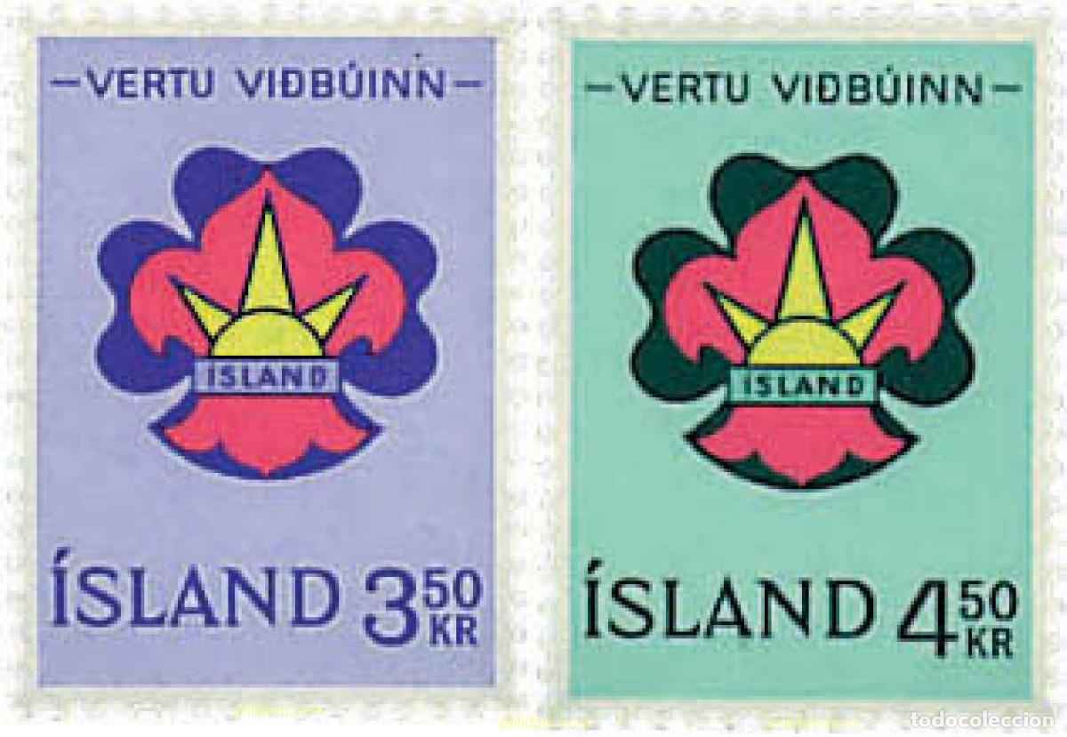 Sellos: 38144 MNH ISLANDIA 1964 ESCULTISMO EN ISLANDIA