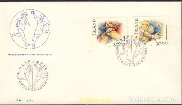 Sellos: 384610 MNH ISLANDIA 1993 DEPORTES