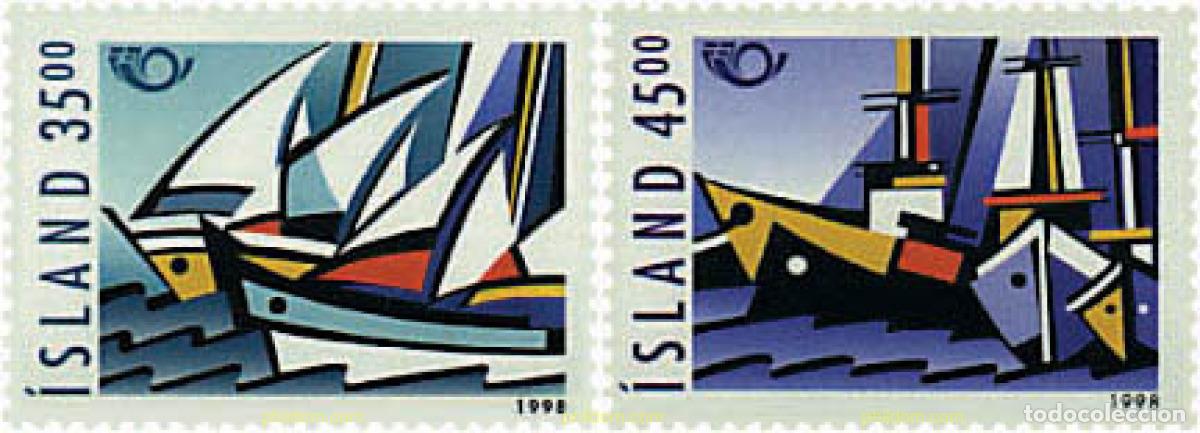 Sellos: 66933 MNH ISLANDIA 1998 NORDEN 98. LA NAVEGACION MARITIMA TRANSATLANTICA