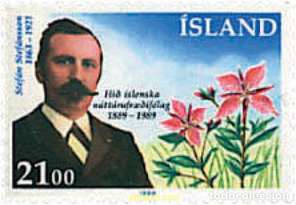 Francobolli: 294661 MNH ISLANDIA 1989 CENTENARIO DE LA SOCIEDAD ISLANDESA DE HISTORIA NATURAL
