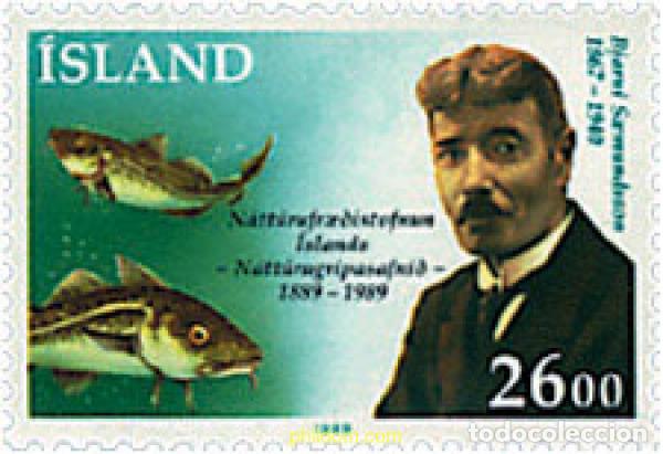 Francobolli: 340360 MNH ISLANDIA 1989 CENTENARIO DE LA SOCIEDAD ISLANDESA DE HISTORIA NATURAL