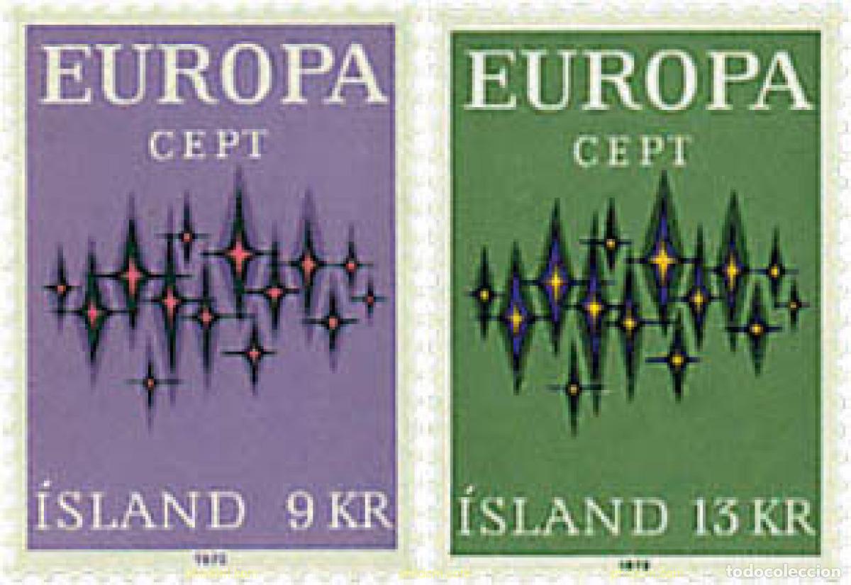 Selos: 62223 MNH ISLANDIA 1972 EUROPA CEPT. COMUNICACIONES