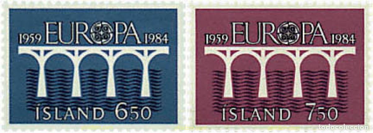 Selos: 66144 MNH ISLANDIA 1984 EUROPA CEPT. 25 ANIVERSARIO DE LA CEPT