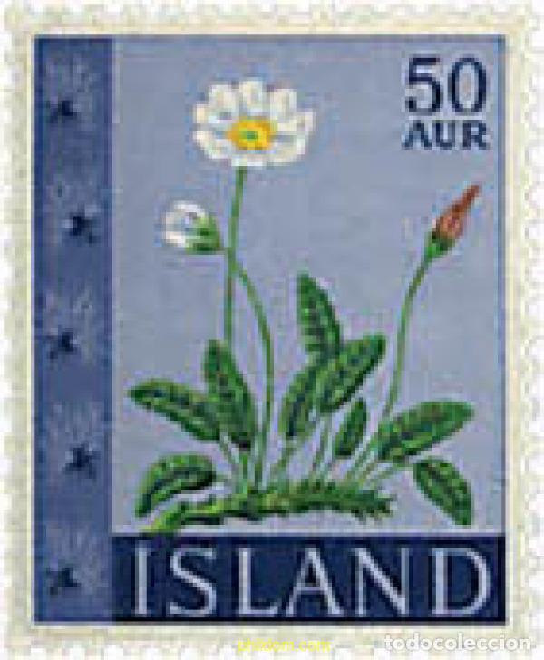 Sellos: 271244 MNH ISLANDIA 1964 FLORES