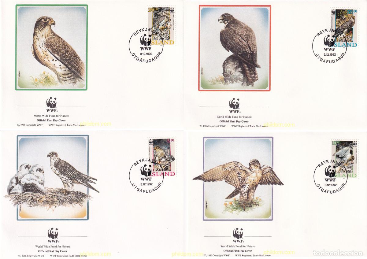 Sellos: 24761 MNH ISLANDIA 1992 HALCON GERIFALTE