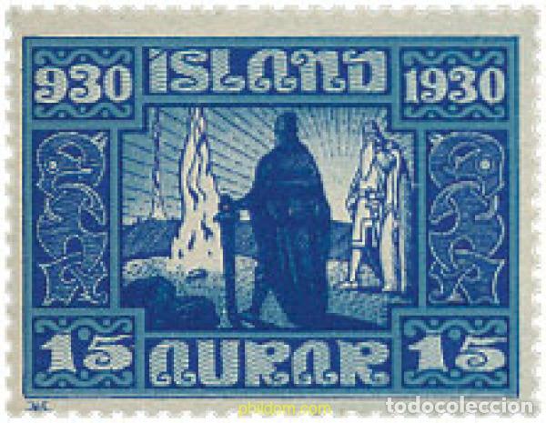 Sellos: 622426 MNH ISLANDIA 1930 MILENARIO DEL PARLAMENTO ISLANDES