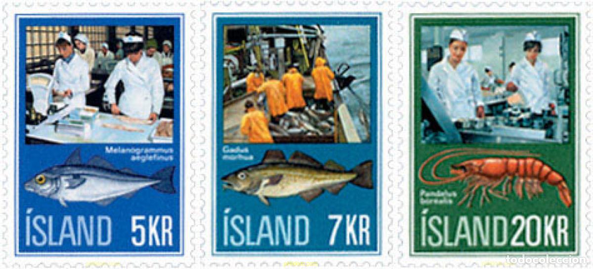 Sellos: 66884 MNH ISLANDIA 1971 INDUSTRIA DEL PESCADO