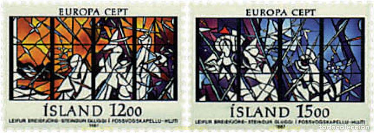 Stamps: 62662 MNH ISLANDIA 1987 EUROPA CEPT. ARQUITECTURA MODERNA