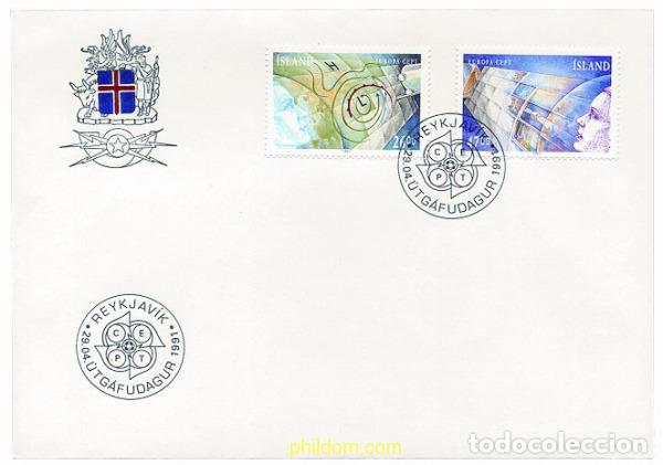 Francobolli: 24271 MNH ISLANDIA 1991 EUROPA CEPT. TELECOMUNICACIONES