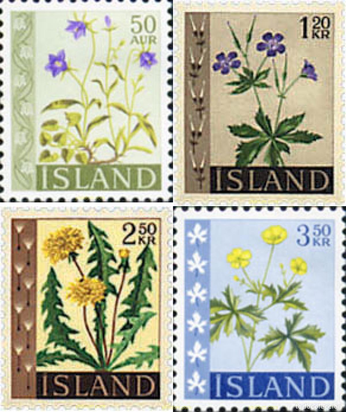 Briefmarken: 629842 HINGED ISLANDIA 1960 FLORES