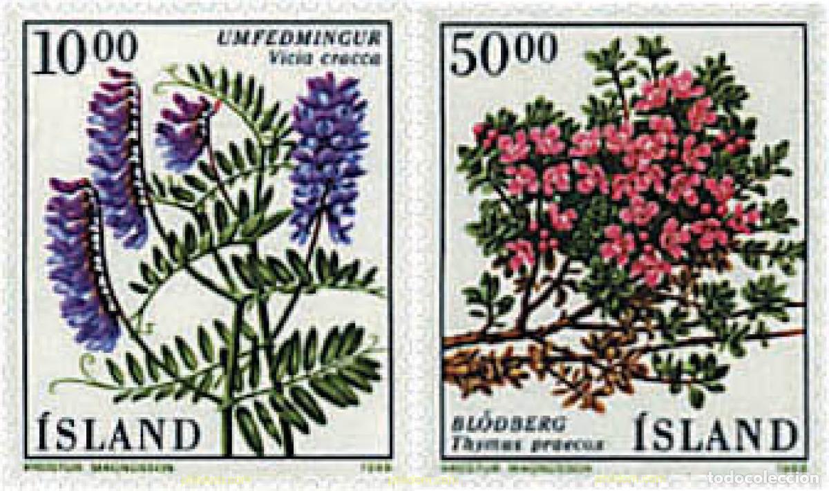 Timbres: 90739 MNH ISLANDIA 1988 FLORA DE ISLANDIA