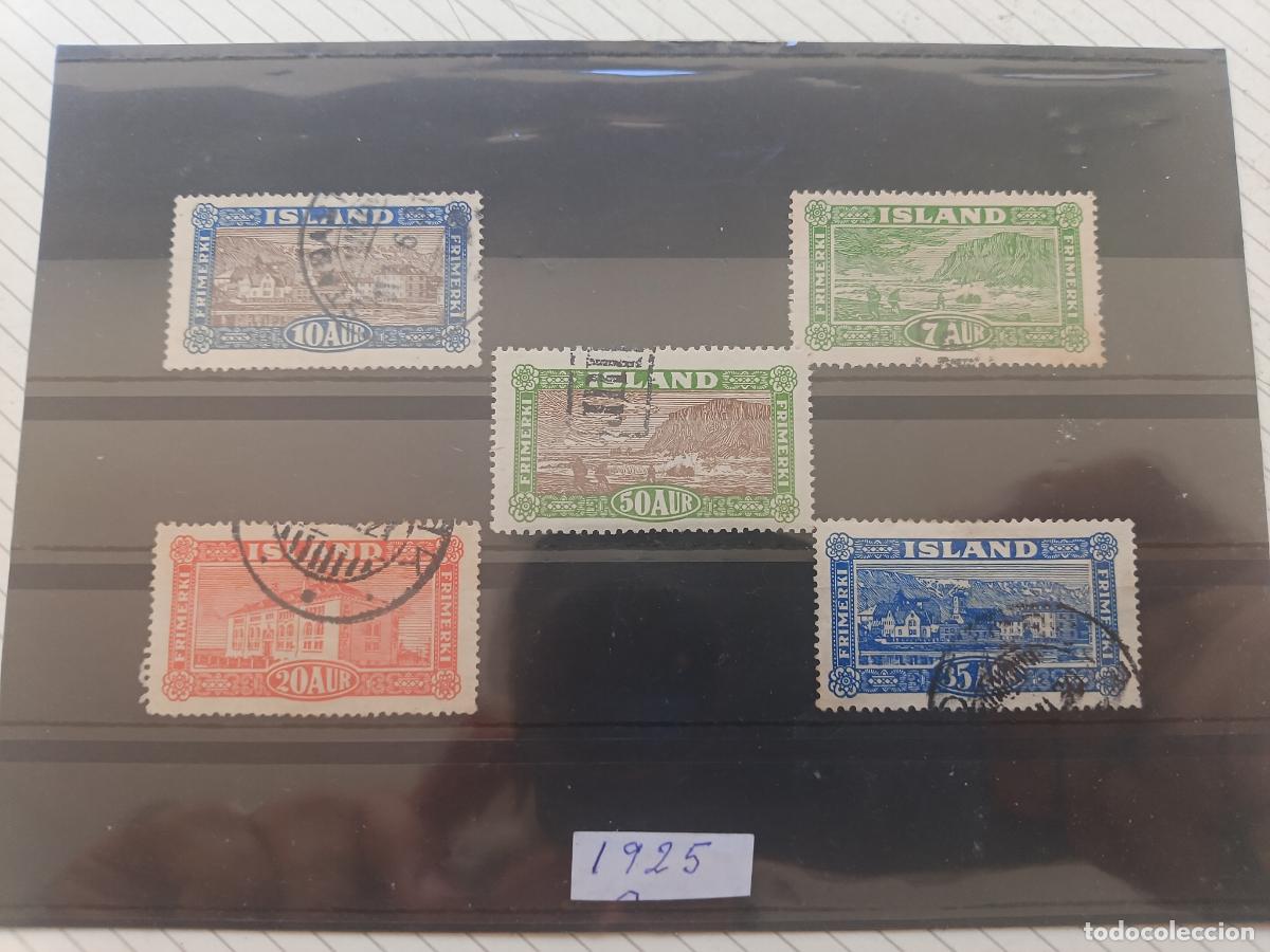 Timbres: Islandia. Lote de sellos. 1925