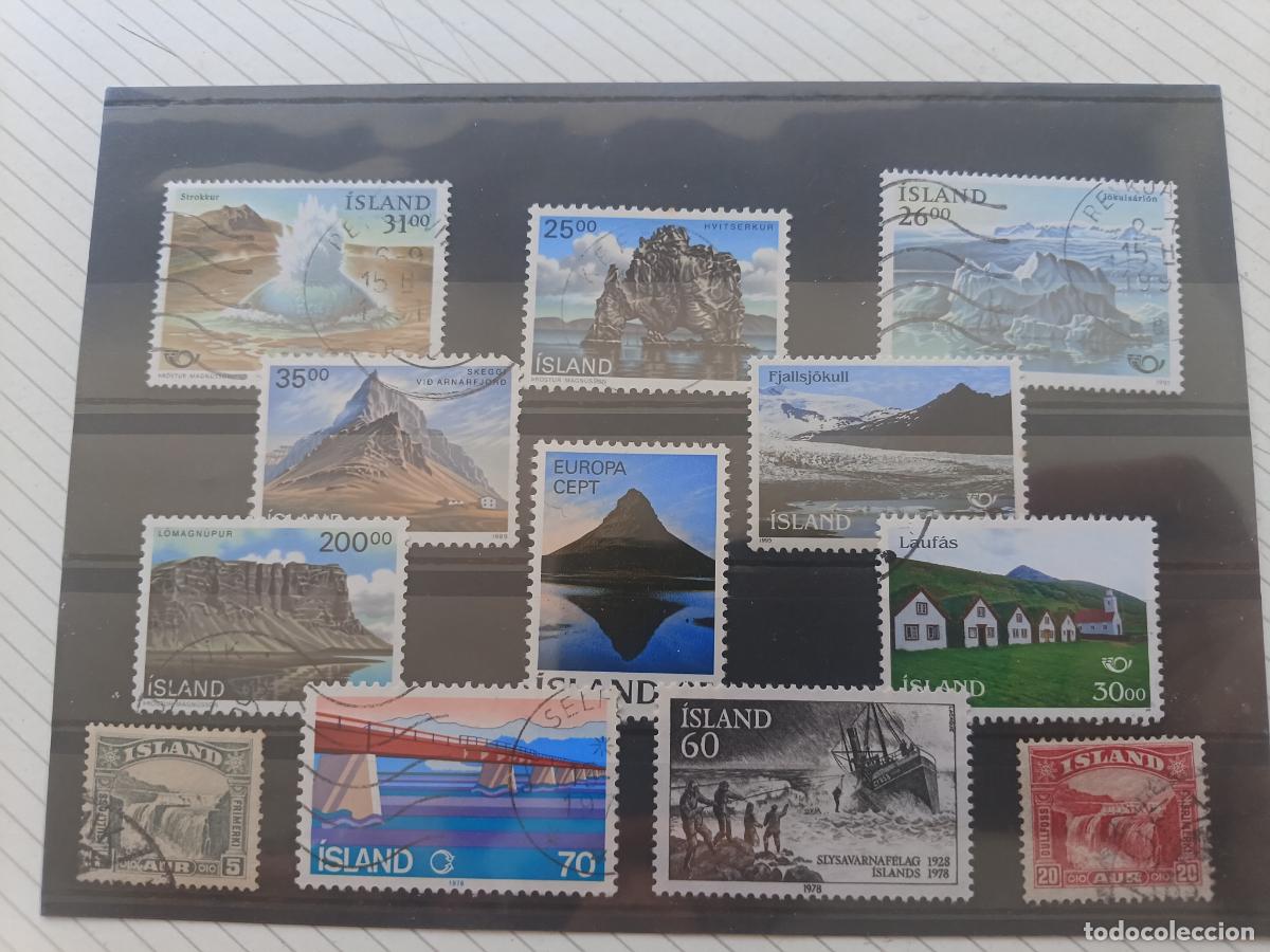 Timbres: Islandia. Lote de sellos