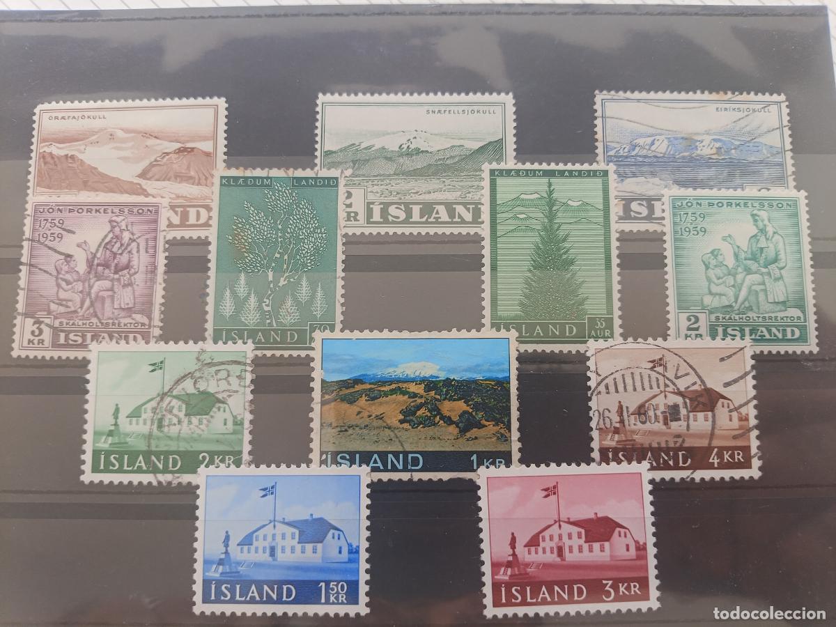 Timbres: Islandia. Lote de sellos