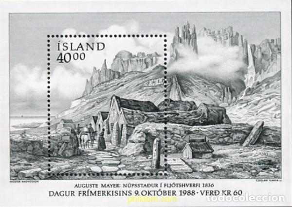 Sellos: 66908 MNH ISLANDIA 1988 DIA DEL SELLO