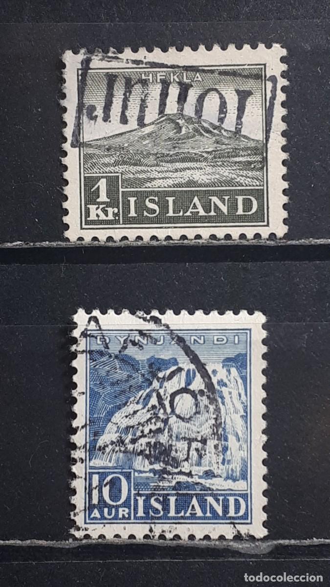 Sellos: ISLANDIA. A&Ntilde;O 1935. &deg;. YVERT 158/9