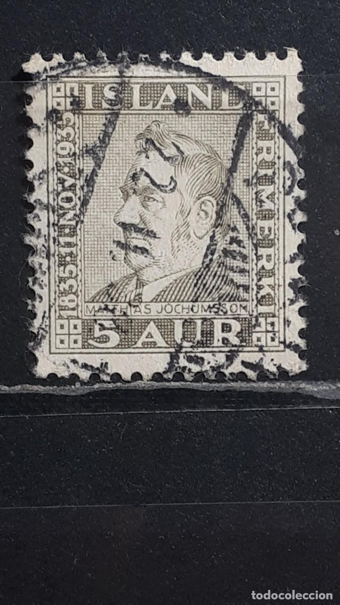 Sellos: ISLANDIA. A&Ntilde;O 1935. &deg;. YVERT 161
