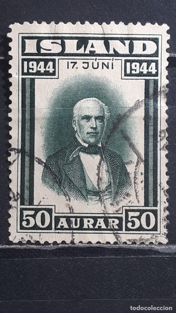Timbres: ISLANDIA. A&Ntilde;O 1944. &deg;. YVERT 204