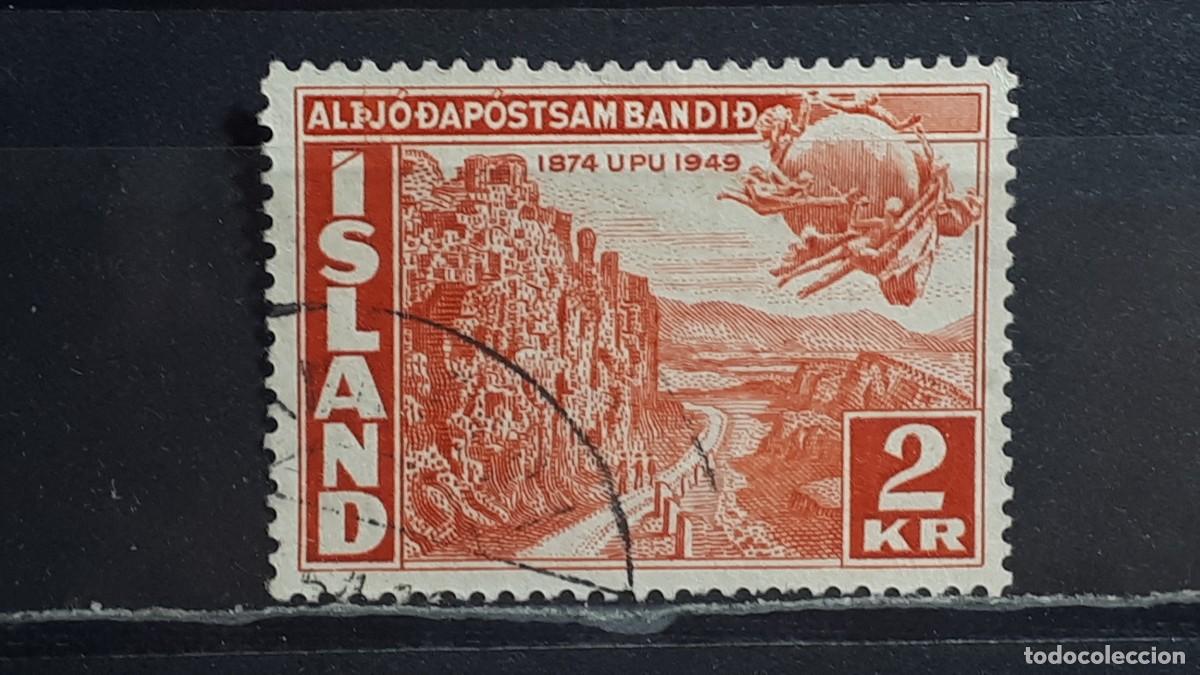 Sellos: ISLANDIA. A&Ntilde;O 1949. &deg;. YVERT 223