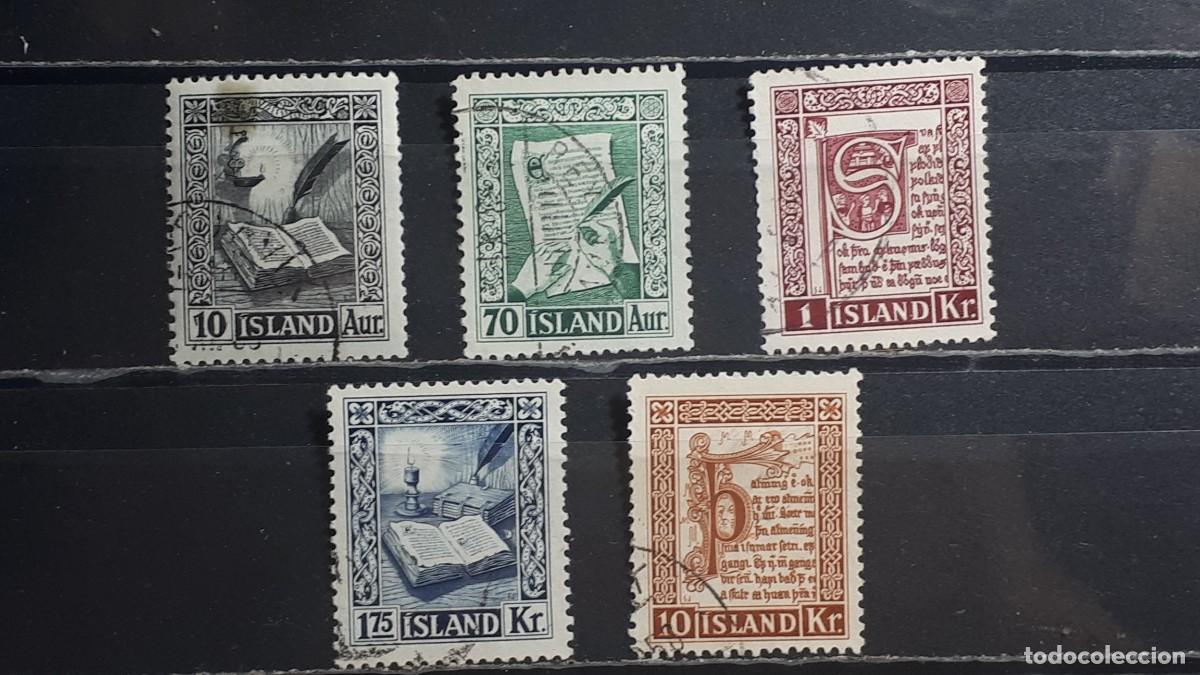 Briefmarken: ISLANDIA. A&Ntilde;O 1953. &deg;. YVERT 245/9