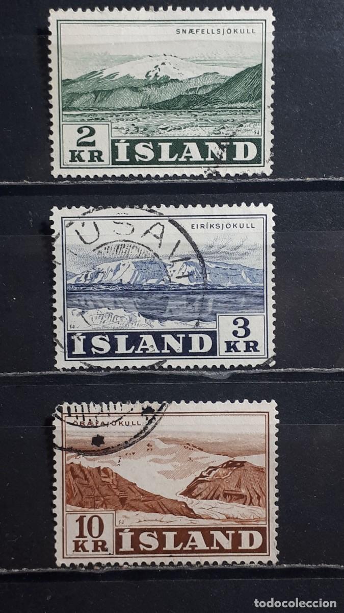 Sellos: ISLANDIA. A&Ntilde;O 1957. &deg;. YVERT 274/6