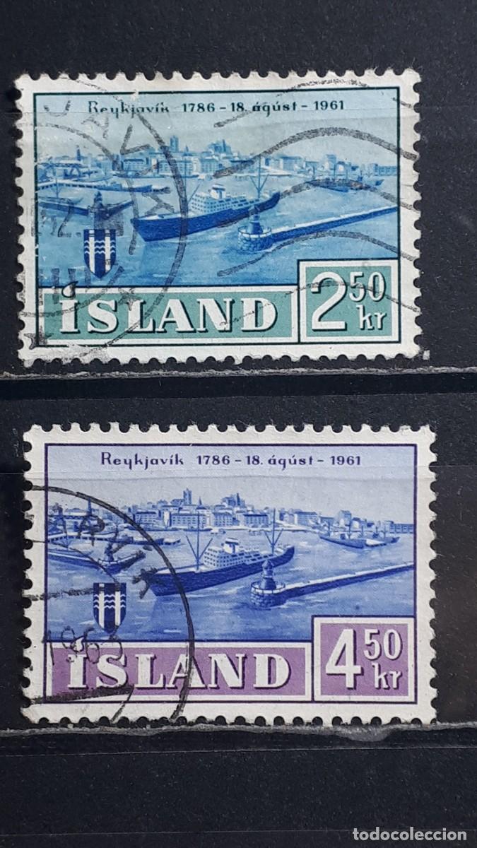 Sellos: ISLANDIA. A&Ntilde;O 1961. &deg;. YVERT 309/10