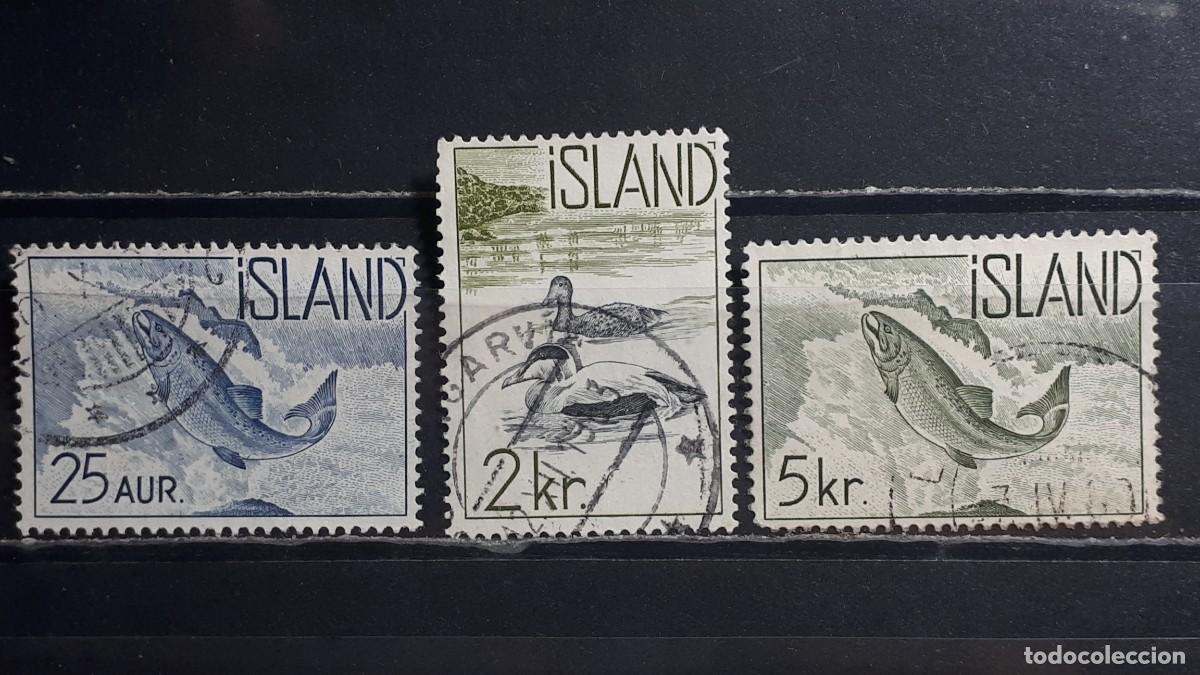 Briefmarken: ISLANDIA. A&Ntilde;O 1959. &deg;. YVERT 294, 296/7