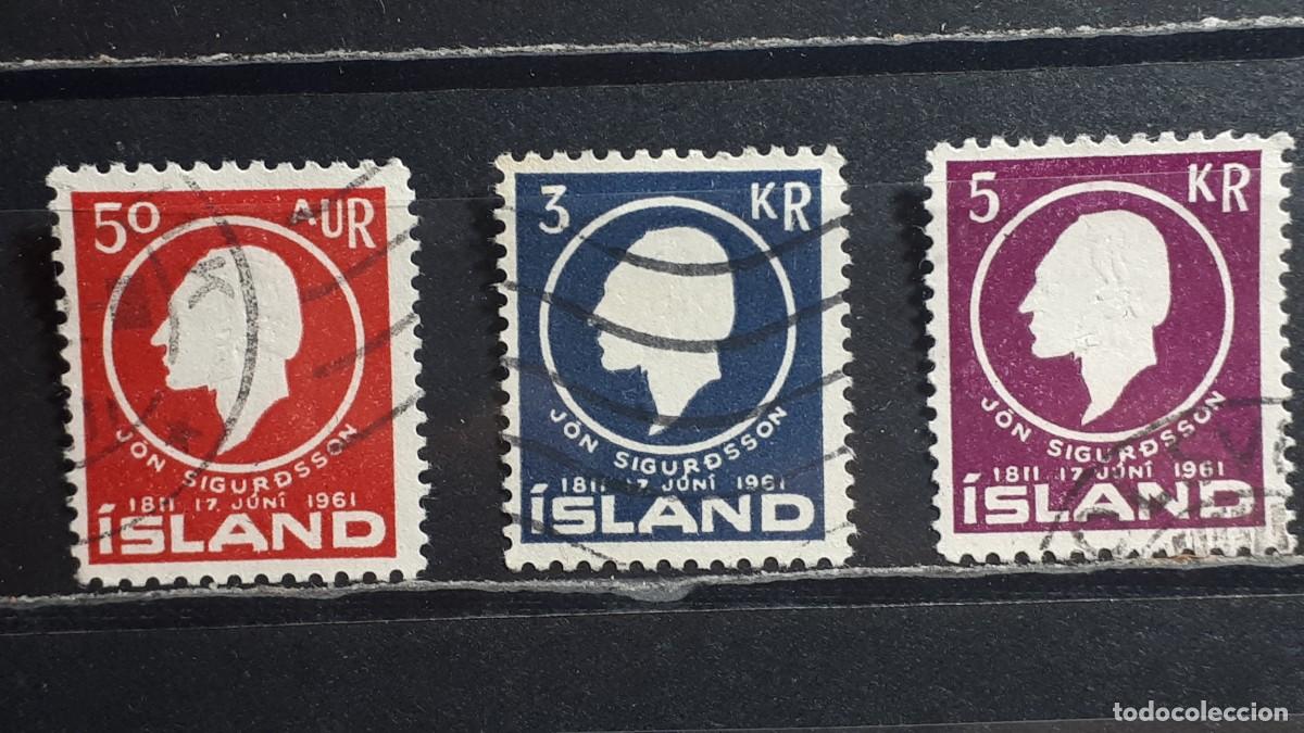 Briefmarken: ISLANDIA. A&Ntilde;O 1961. &deg;. YVERT 306/8