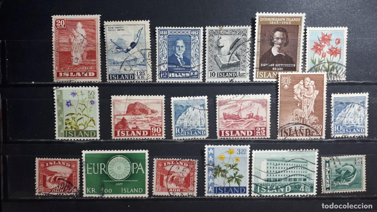 Briefmarken: ISLANDIA. &deg;. A CATALOGAR