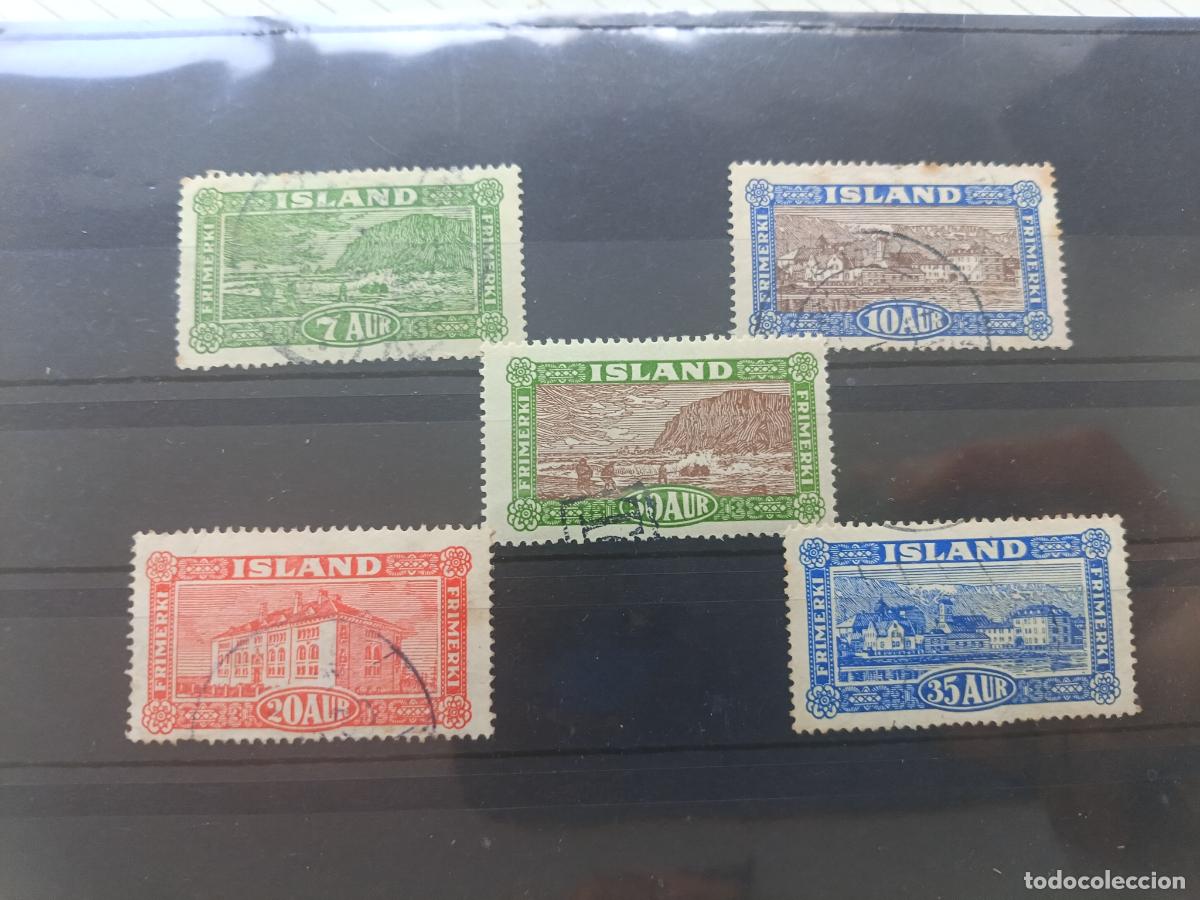 Selos: Islandia. Lote de sellos. 1925