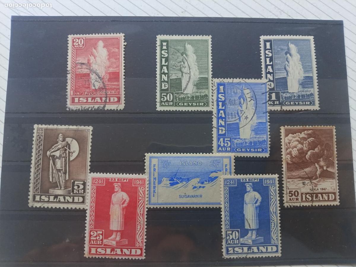 Francobolli: Islandia. Sellos antiguos
