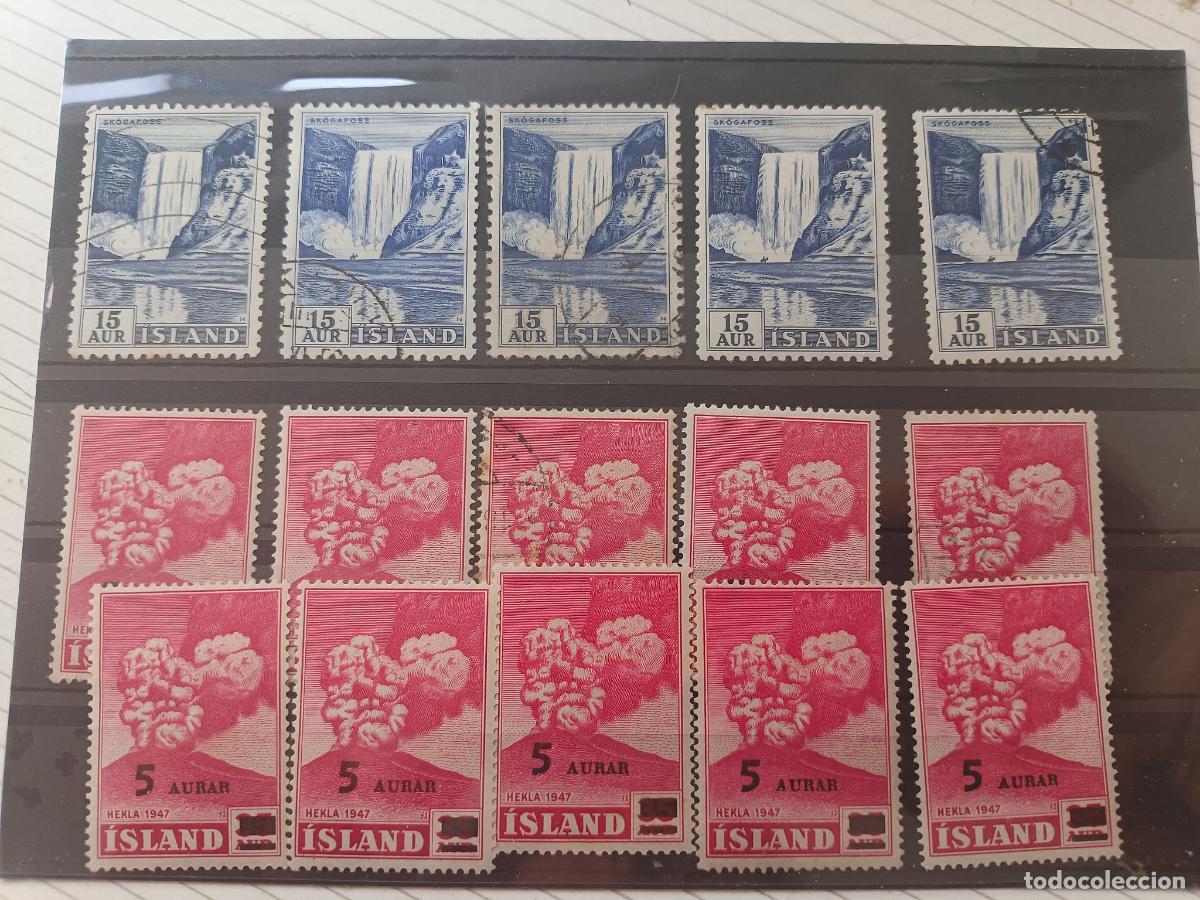Francobolli: Islandia. Lote de sellos antiguos