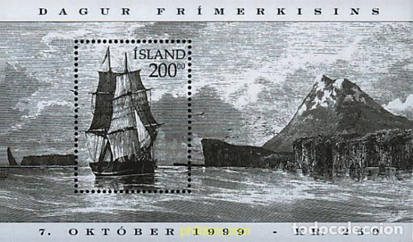 Sellos: 46864 MNH ISLANDIA 1999 DIA DEL SELLO. NAVE DANESA