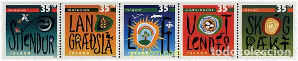 Sellos: 6596 MNH ISLANDIA 1999 PROTECCION DE LA NATURALEZA