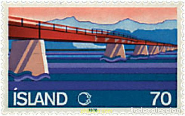 Selos: 42010 MNH ISLANDIA 1978 INAUGURACION DEL PUENTE SOBRE EL SKEIOARA