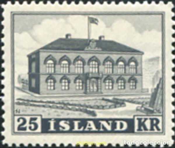 Selos: 674369 HINGED ISLANDIA 1952 EL PARLAMENTO