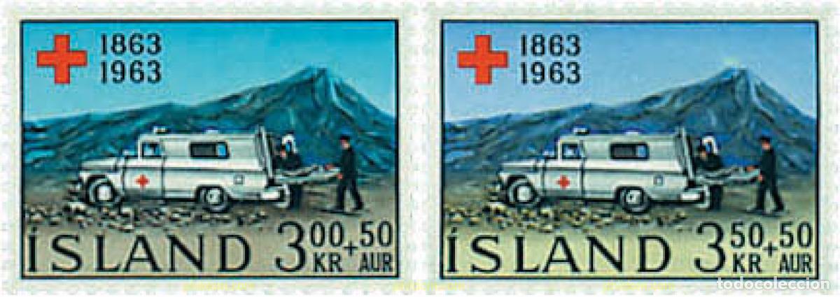 Selos: 66878 MNH ISLANDIA 1963 CENTENARIO DE LA CRUZ ROJA INTERNACIONAL