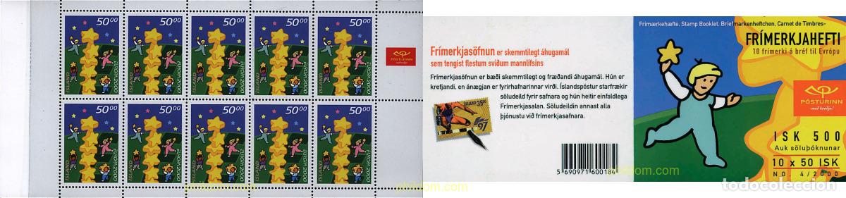 Sellos: 2311 MNH ISLANDIA 2000 EUROPA CEPT. CONSTRUCCION EUROPEA