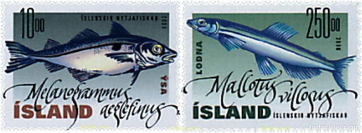 Sellos: 55917 MNH ISLANDIA 2000 PECES