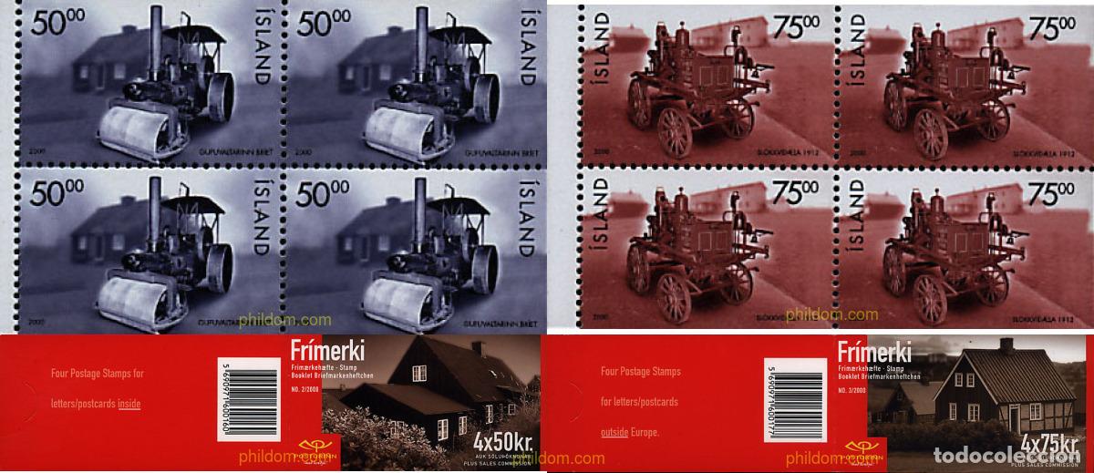 Sellos: 2727 MNH ISLANDIA 2000 VEHICULOS