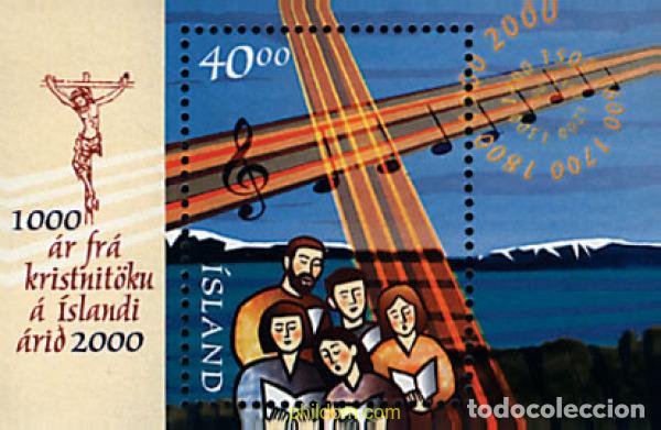 Selos: 66720 MNH ISLANDIA 2000 1000 A&Ntilde;OS DE CRISTIANISMO EN ISLANDIA