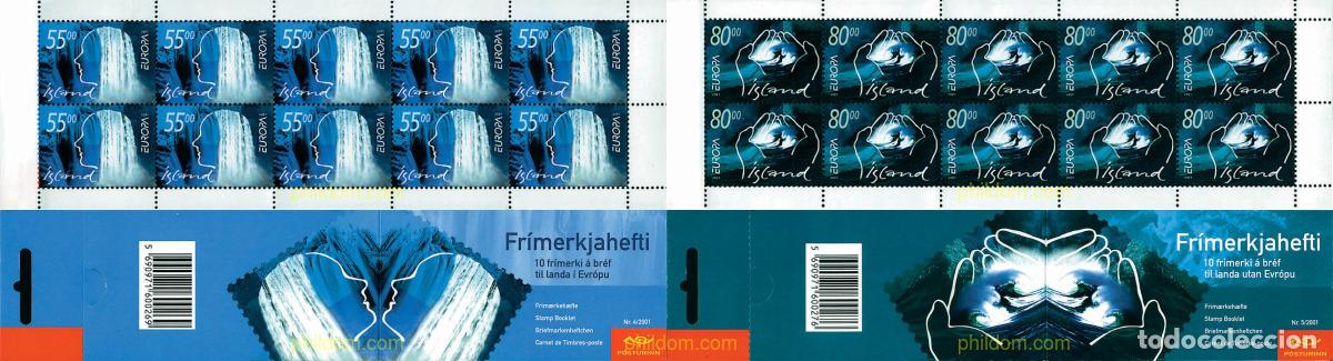 Sellos: 2304 MNH ISLANDIA 2001 EUROPA CEPT. EL AGUA, RIQUEZA NATURAL