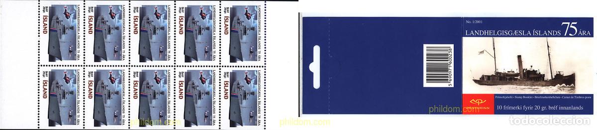 Francobolli: 2467 MNH ISLANDIA 2001 75 ANIVERSARIO DE LANDHELGISGAESLA ISLANDS