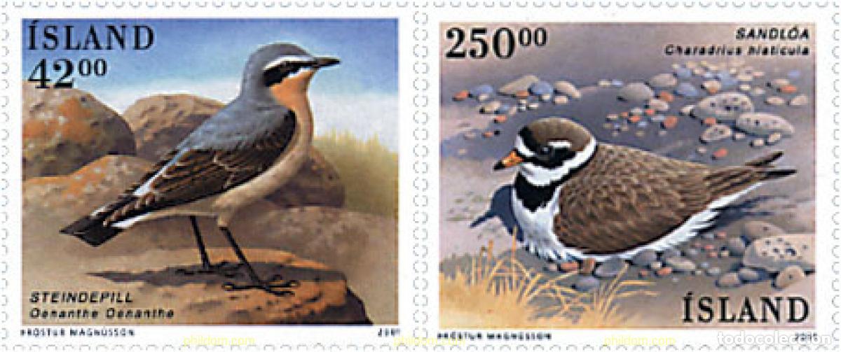 Sellos: 81278 MNH ISLANDIA 2001 AVES