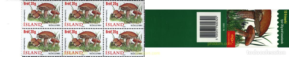 Timbres: 2013 MNH ISLANDIA 2002 SETAS