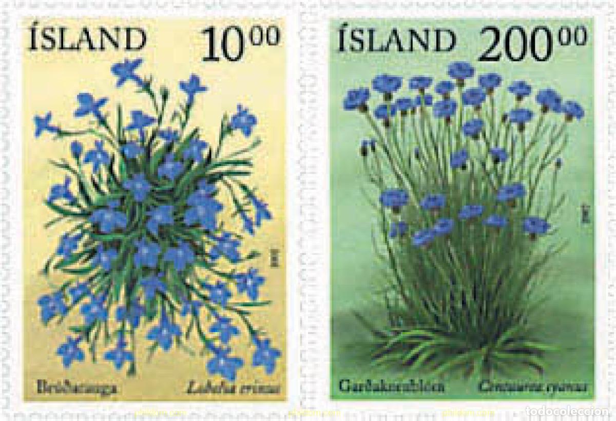 Sellos: 98065 MNH ISLANDIA 2002 FLORES DE VERANO