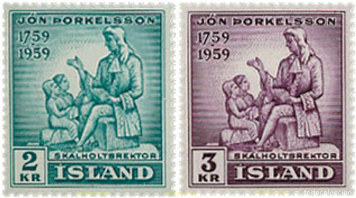Selos: 101129 MNH ISLANDIA 1959 BICENTENARIO DE LA MUERTE DE JON THORKELSSON