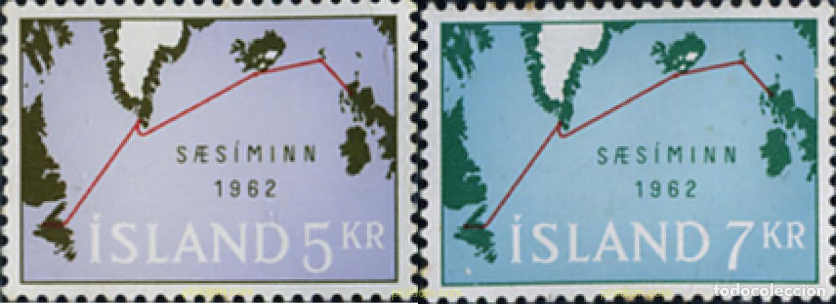 Selos: 101142 MNH ISLANDIA 1962 INAUGURACION DE LA LINEA TELEFONICA TRANSLANTICA