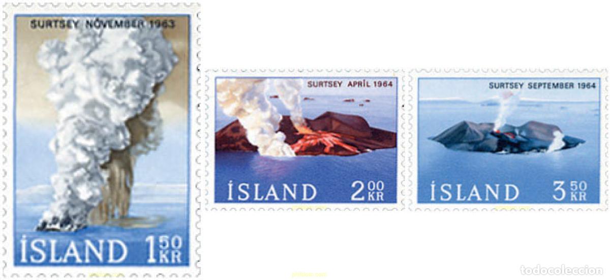 Timbres: 101151 MNH ISLANDIA 1965 NACIMIENTO DE LA ISLA SURTSEY